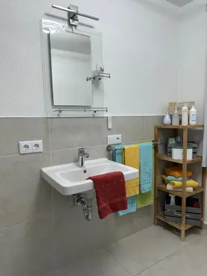 Ein Badezimmer in der Unterkunft Ferienwohnungen Mikula-Hubacek