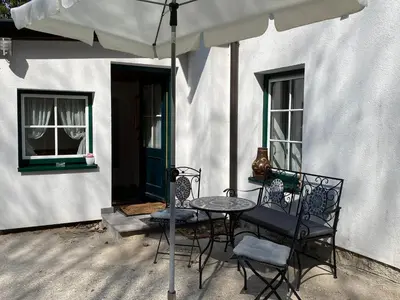 Ein Balkon oder eine Terrasse in der Unterkunft Ferienwohnungen Mikula-Hubacek
