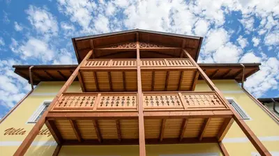 Ein Balkon oder eine Terrasse in der Unterkunft Villa Lilly - Luxus Appartements im Villenviertel