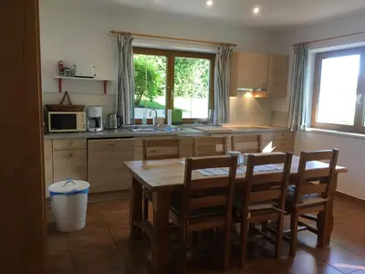 Küche/Küchenzeile in der Unterkunft Sonnenweg Apartments