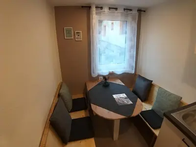 Ein Sitzbereich in der Unterkunft CHILL&SLEEP Bad Ischl