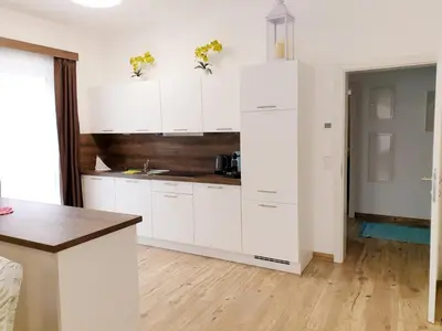 Küche/Küchenzeile in der Unterkunft CityApartment MONIKA