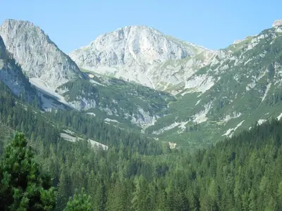 Naturlandschaft in der Nähe des Chalets