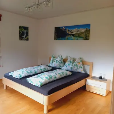 Ein Bett oder Betten in einem Zimmer der Unterkunft Appartement Winteraugut