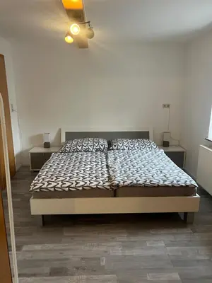 Ein Bett oder Betten in einem Zimmer der Unterkunft Nice Flat in Gmunden