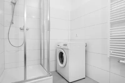 Ein Badezimmer in der Unterkunft Dalila Appartements