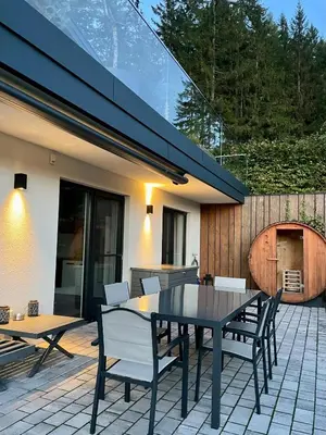 Das Gebäude in dem sich die Ferienwohnung befindet