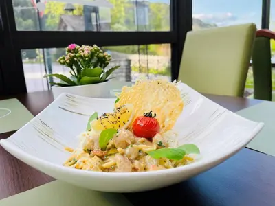 Essen im Hotel oder in der Nähe