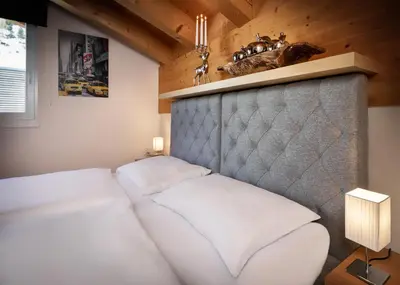 Ein Bett oder Betten in einem Zimmer der Unterkunft Fewo-Obertauern Alps