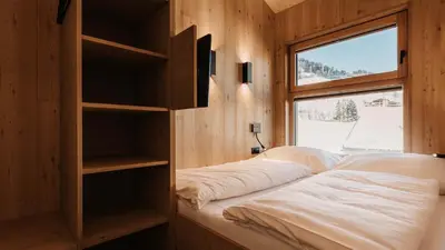 Ein Bett oder Betten in einem Zimmer der Unterkunft Hofgut Apartment & Lifestyle Resort Wagrain