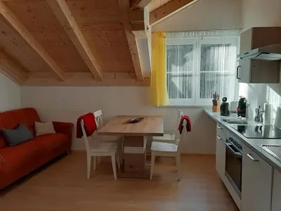 Küche/Küchenzeile in der Unterkunft Ferienwohnung Christine