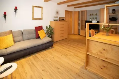 Küche/Küchenzeile in der Unterkunft Ferienwohnung Kristina
