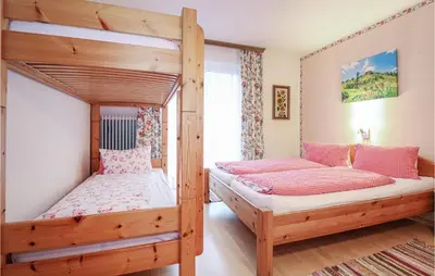 Ein Bett oder Betten in einem Zimmer der Unterkunft Ferienwohnung In Wagrain