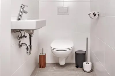 Ein Badezimmer in der Unterkunft die Tauplitz Lodges - Alm Lodge A2 by AA Holiday Homes