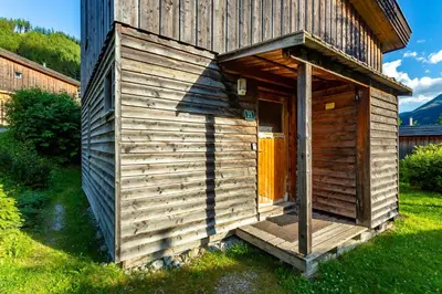 Ein Garten an der Unterkunft Ferienhaus Sternwarte
