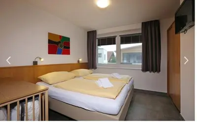 Ein Bett oder Betten in einem Zimmer der Unterkunft Deluxe Apartment SCHRABERGER TOP 6