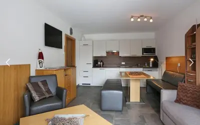 Küche/Küchenzeile in der Unterkunft Deluxe Apartment SCHRABERGER TOP 6