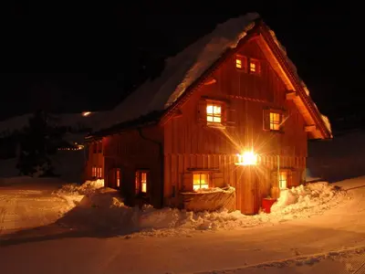 Schermerhütten im Winter
