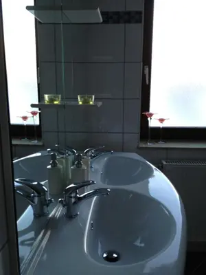 Ein Badezimmer in der Unterkunft Haus zur Therme