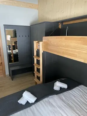 Ein Bett oder Betten in einem Zimmer der Unterkunft Villa Kreischberg