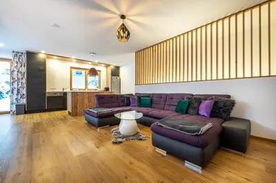 Ein Sitzbereich in der Unterkunft WiWa Appartement