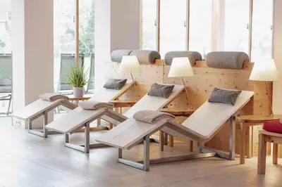 Ein Sitzbereich in der Unterkunft SPA Hotel Erzherzog Johann