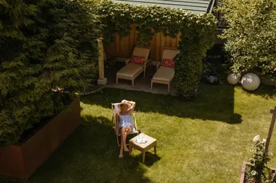 Ein Garten an der Unterkunft Hotel Goldener Ochs