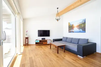 TV/Unterhaltungsangebot in der Unterkunft Bergblick Acht Mondsee