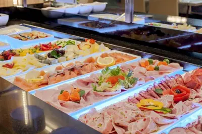 Essen im Hotel oder in der Nähe
