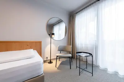 Ein Bett oder Betten in einem Zimmer der Unterkunft Hotel Jakob