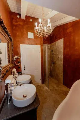 Ein Badezimmer in der Unterkunft Zur Nandl