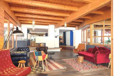 Ein Sitzbereich in der Unterkunft Gut Wenghof - Family Resort Werfenweng