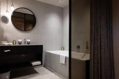 Ein Badezimmer in der Unterkunft Hotel Winterbauer