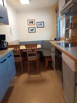 Küche/Küchenzeile in der Unterkunft Appartement Genigau