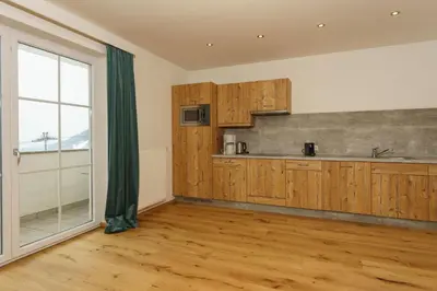 Küche/Küchenzeile in der Unterkunft Appartements Landhaus Hubertus Wellness & Breakfast