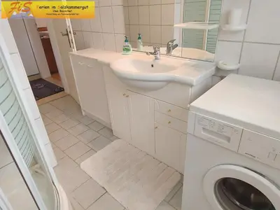 Ein Badezimmer in der Unterkunft Haus André