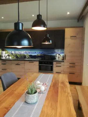 Küche/Küchenzeile in der Unterkunft Appartement Ferienwohnung Bergahorn Gröbming