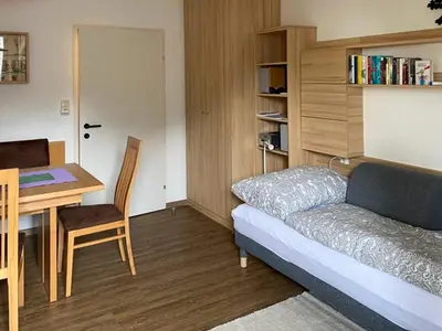 Ein Sitzbereich in der Unterkunft Kirchengasse 162 - Alte Post II