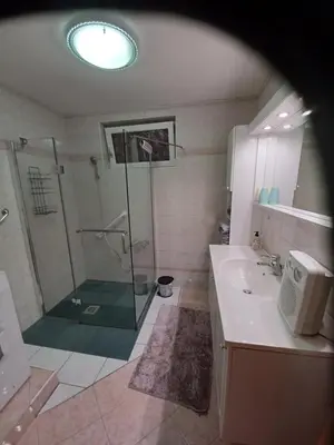 Ein Badezimmer in der Unterkunft Bergruhe