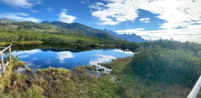 Naturlandschaft in der Nähe des Ferienhauses