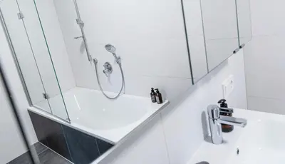 Ein Badezimmer in der Unterkunft Apartments Traunkai Bad Ischl - Your Austrian Home