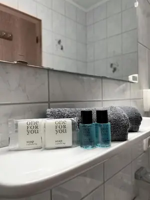 Ein Badezimmer in der Unterkunft The Steakhouse - Guest Rooms
