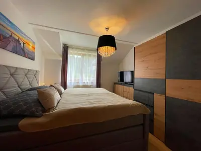 Ein Bett oder Betten in einem Zimmer der Unterkunft Vesterberg Apartments in Top Lage - Top Lage