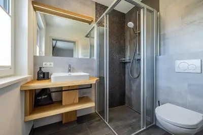 Ein Badezimmer in der Unterkunft Appartements Evers