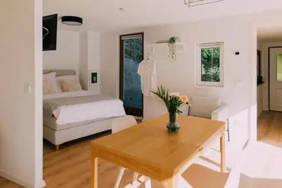 Ein Bett oder Betten in einem Zimmer der Unterkunft Bacherlhaus