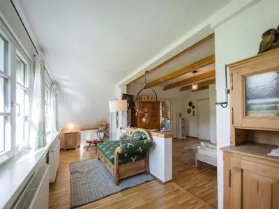 Ein Bett oder Betten in einem Zimmer der Unterkunft Naturpark Chalet Schladming-Dachstein