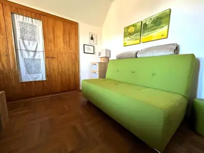 Ein Sitzbereich in der Unterkunft Naturpark Chalet Schladming-Dachstein
