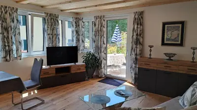 TV/Unterhaltungsangebot in der Unterkunft Haus Bergblick