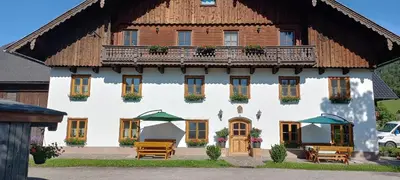 Das Gebäude in dem sich die Ferienwohnung befindet