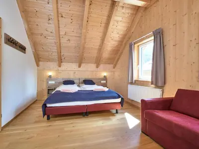 Ein Bett oder Betten in einem Zimmer der Unterkunft Mur-Chalet St Michael L